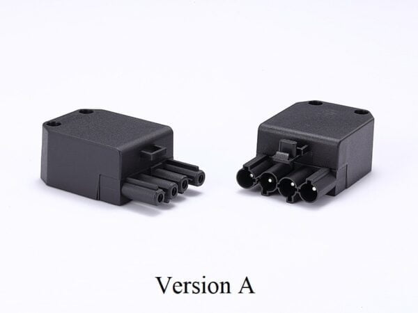 PS2-4 POLE VERSION A MALE FEMALE Pluggable Connector Plug + Socket, IP30, Compatible With EU-Brand Connector